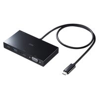 サンワサプライ USB Type-Cマルチ変換アダプタ AD-ALCMH