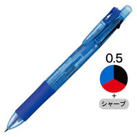 多機能ボールペン サラサ3+S 青軸 3色0.5mmボールペン+シャープ SJ3-BL ゼブラ
