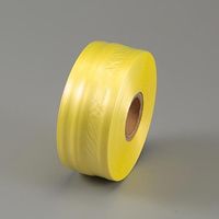 エスコ 500m PEテープ(非粘着/黄) EA628PR-44 1セット(10個)（直送品）