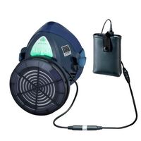 エスコ 電動ファン付き呼吸用保護具(アスベスト対応) EA800MR-4 1個（直送品）
