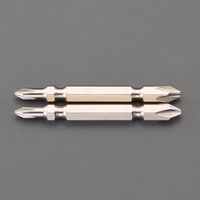 エスコ #1x#2/110mm [+]ビット(マグネット付)2本組 EA813A-68 1セット(10pk:1pk×10パック)（直送品）