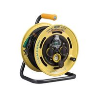 エスコ AC125V/15A/30m コードリール(防雨・漏電遮断器付 EA815BF-7 1台（直送品）