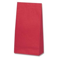エスコ 180x105x350mm カラー紙袋(赤/100枚) EA927SB-64 1セット(500枚:100枚×5束)（直送品）