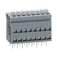 エスコ 8極[ 50V/ 3A] スクリューレス端子台(基板用/白) EA940DM-228 1セット(20個)（直送品）