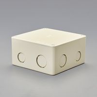 エスコ 150x150x 75mm プルボックス(正方形/ノック付) EA947HC-212 1セット(5個)（直送品）