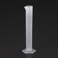 エスコ 100ml メスシリンダー(耐油) EA991KL-3 1セット(10個)（直送品）