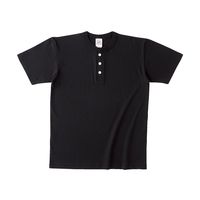 フェリック ヘンリーネックTシャツ ディープブラック L OE1120-03-L 1セット(2枚)（直送品）