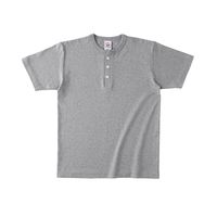 フェリック ヘンリーネックTシャツ ヘザーグレー XXL OE1120-05-XXL 1セット(2枚)（直送品）