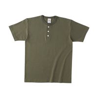 フェリック ヘンリーネックTシャツ アーミーグリーン XL OE1120-80-XL 1セット(2枚)（直送品）