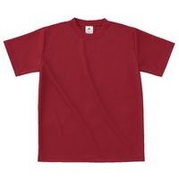 フェリック ファイバードライTシャツ バーガンディ XL POT-104-29-XL 1セット(2枚)（直送品）