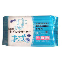 昭和紙工 ラク楽LIFE 流せるトイレクリーナー 4957434005728 1個(30枚)