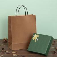 【紙袋】アスクル 端材リサイクル紙袋「Come bag」キャラメルブラウン 260×320×120mm 1セット（100枚）アスクル オリジナル