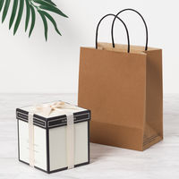 【紙袋】アスクル 端材リサイクル紙袋「Come bag/カムバッグ」キャラメルブラウン／アスクルオリジナル