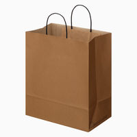 【紙袋】アスクル 端材リサイクル紙袋「Come bag」キャラメルブラウン 300×360×180mm 1箱（300枚）アスクル オリジナル