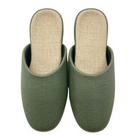 センコー SDSスターブル抗菌防汚スリッパLサイズ約25-26cmグリーン SDS220407 1足（直送品）