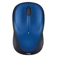 ロジクール（Logicool） 無線（ワイヤレス）マウス M235 3ボタン 左右対称 電池式 2年保証 ブルー M235NBL