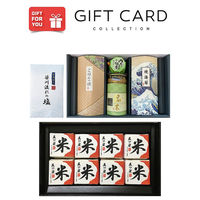 AoyamaLab 御歳暮 年末の贈り物 景品 五つ星 マイスター 厳選 ブレンド米 F ギフトカード 二重封筒 熨斗 １式（直送品）