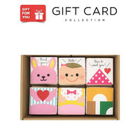 AoyamaLab 御歳暮 年末の贈り物 景品 ライスドール (女の子) 6個入 ギフトカード 二重封筒 熨斗 １式（直送品）