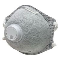 米国NIOSH認定　N95立体マスク　活性炭入　カップ型　排気弁付  YFS-019 36パック(1パック3枚入 108枚)（直送品）