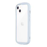 MSソリューションズ iPhone 14/13 耐衝撃ハイブリッドケース ライトブルー LN-IM22PLCLBL 1個（直送品）
