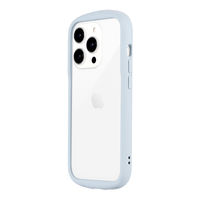 MSソリューションズ iPhone 14 Pro 耐衝撃ハイブリッドケース ライトブルー LN-IP22PLCLBL 1個（直送品）