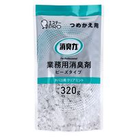 エステー 消臭力 業務用 ビーズタイプ 詰替用 タバコ用 クリアミント 320g 4901070130290 1個(320g入)×20セット（直送品）