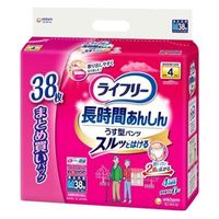 ユニ・チャーム ライフリー 長時間あんしんうす型パンツ Mサイズ 38枚入 4903111564354 1個(38枚入)×2セット（直送品）