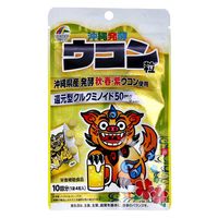 ユニマットリケン 沖縄発酵 ウコン粒 10回分(1袋4粒×10袋) 4903361663975 (200mg×4粒×10袋)（直送品）