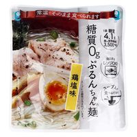 オーミケンシ 糖質0g ぷるんちゃん麺 鶏塩味 1食分 200g 4957884900307 1袋(200g入)×24セット（直送品）