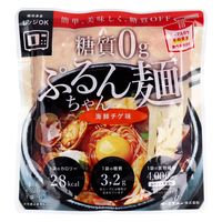 オーミケンシ 糖質0g ぷるんちゃん麺 海鮮チゲ味 1食分 200g 4957884900475 1袋(200g入)×24セット（直送品）