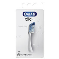 P＆G オーラルＢ　ＣｌｉｃＦＩＴホワイト替えブラシ　２本 393454 1個（直送品）