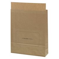 シモジマ HEIKO 宅配袋（紙製） 撥水加工 茶 S 封かんシール付 1パック（25枚入） 004192211