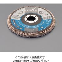 エスコ # 60/178mm フラップディスク(ジルコニア) EA809AL-38 1セット(3枚)（直送品）