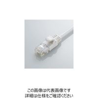 エスコ 10 m ソフトLANケーブル(CAT6準拠)[ホワイト] EA764BC-10B 1セット(2個)（直送品）