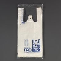 エスコ（esco） 手提げ袋（半透明/HDPE/100枚）