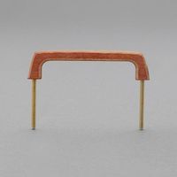 エスコ 120mm 木製取手 EA951HA-38 1セット(4個)（直送品）