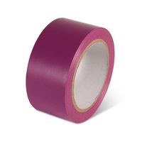 エスコ 50mmx55m 通路ラインテープ(紫) EA944SG-47 1セット(3巻)（直送品）