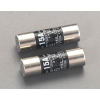 エスコ 250Vx 50A/φ20mm 筒型エンクロヒューズ(2本) EA758ZV-10 1セット(4本:2本×2パック)（直送品）