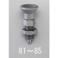 エスコ M12x 6mm [ダブルナット]インデックスプランジャー EA948DD-83 1セット(3個)（直送品）