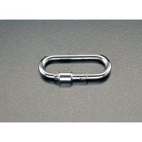 エスコ 5mm オープンフック(ステンレス製) EA638AL-5 1セット(5個)（直送品）