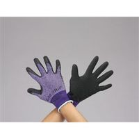 エスコ [M] 手袋(薄手・ナイロン、ポリエステル・天然ゴムコート) EA354GD-2 1セット(20双)（直送品）