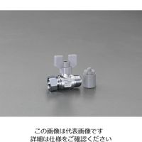 エスコ R 1/2”xG 3/4” ボールバルブ(片ナット付) EA425AC-514 1セット(2個)（直送品）