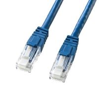 エスコ 7 m LANケーブル(CAT6/つめ折れ防止/ブルー) EA764BB-266A 1セット(2個)（直送品）