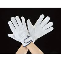 エスコ [M] 手袋(牛床革) EA353BE-91 1セット(5双)（直送品）