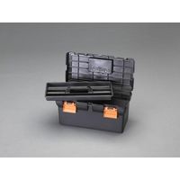 エスコ 450x230x220mm 工具箱(中皿付) EA505LA-4D 1セット(2個)（直送品）