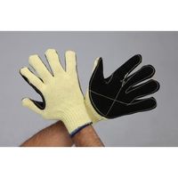 エスコ [L] 手袋(ケブラー/革張り) EA354E-73 1セット(3双)（直送品）