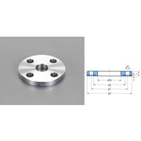 エスコ 3/4” /10K 溶接差込みフランジ(ステンレス製) EA469FJ-6A 1セット(3個)（直送品）