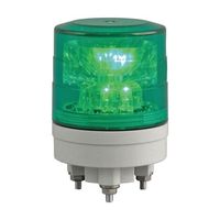 エスコ AC/DC12~24V LED小型回転灯(緑) EA983FZ-24 1個（直送品）