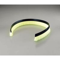 エスコ 40mmx1.0m シールブラシ(PP/黄) EA979KC-1A 1巻（直送品）