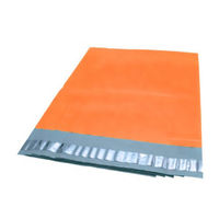 ザップ カラー宅配ビニール袋(オレンジ) Mサイズ 350×450+50mm 60μ 2013 1袋(100枚入)（直送品）